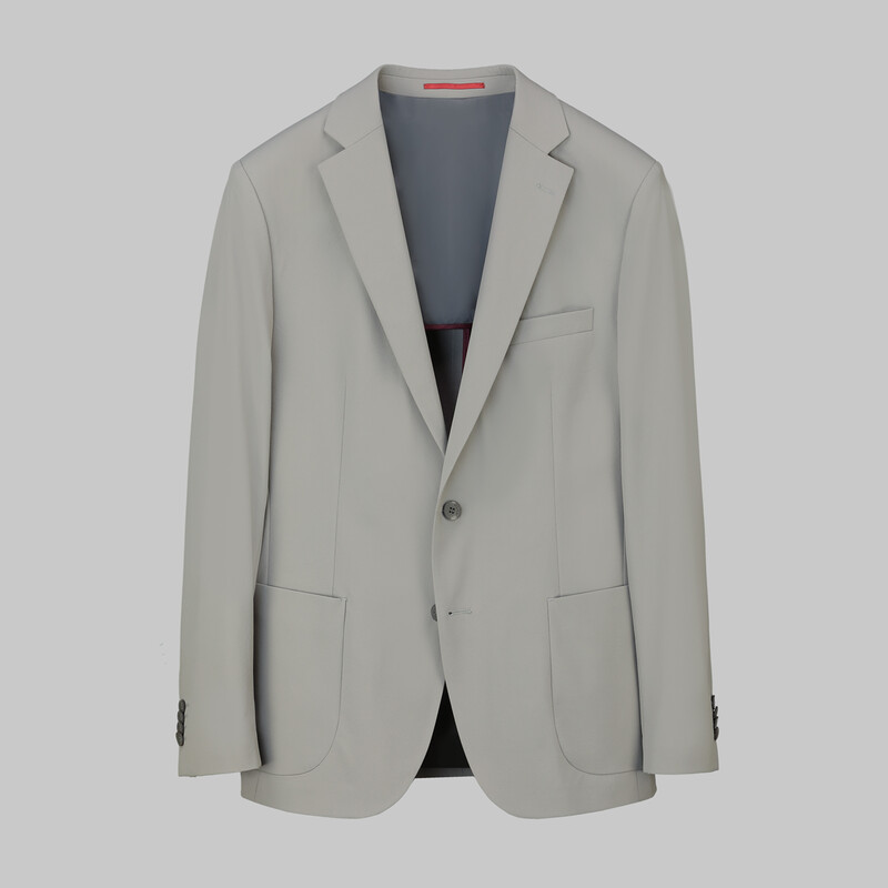Matteo Ekstra Slim Fit Erkek Gri Ceket 