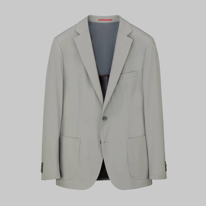 Matteo Ekstra Slim Fit Erkek Gri Ceket - 1