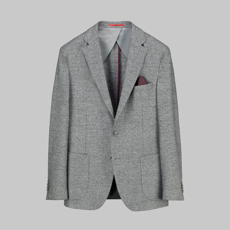 Matteo Ekstra Slim Fit Gri Ceket - 4