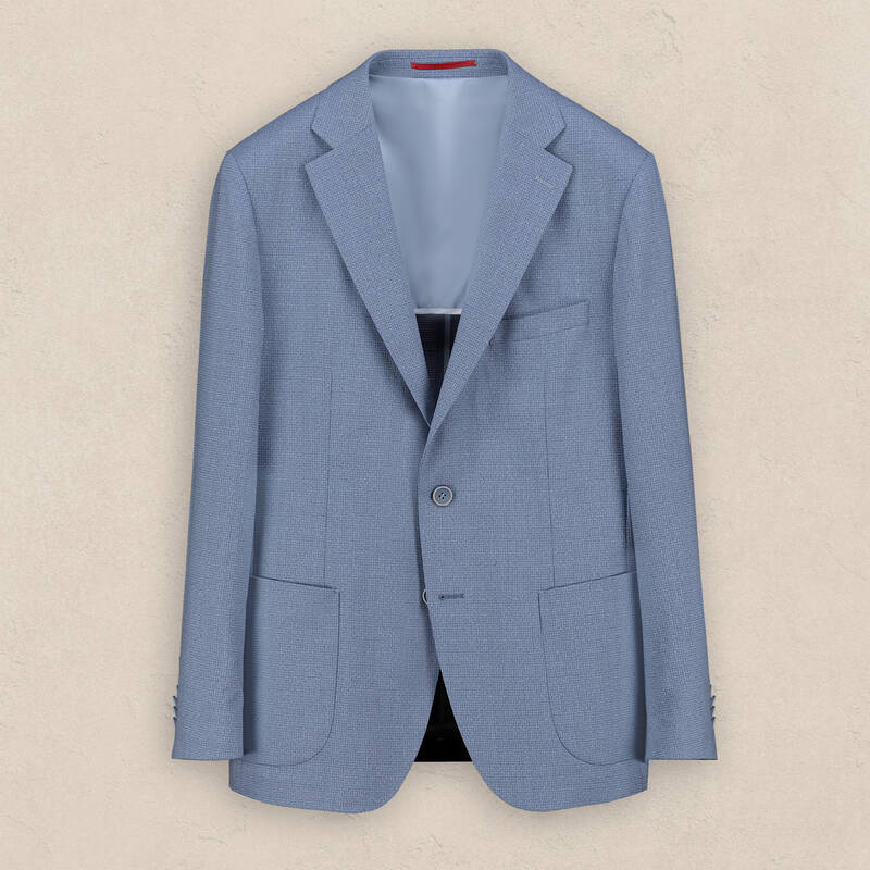 Matteo Ekstra Slim Siduri Mavi Takım Elbise - 1