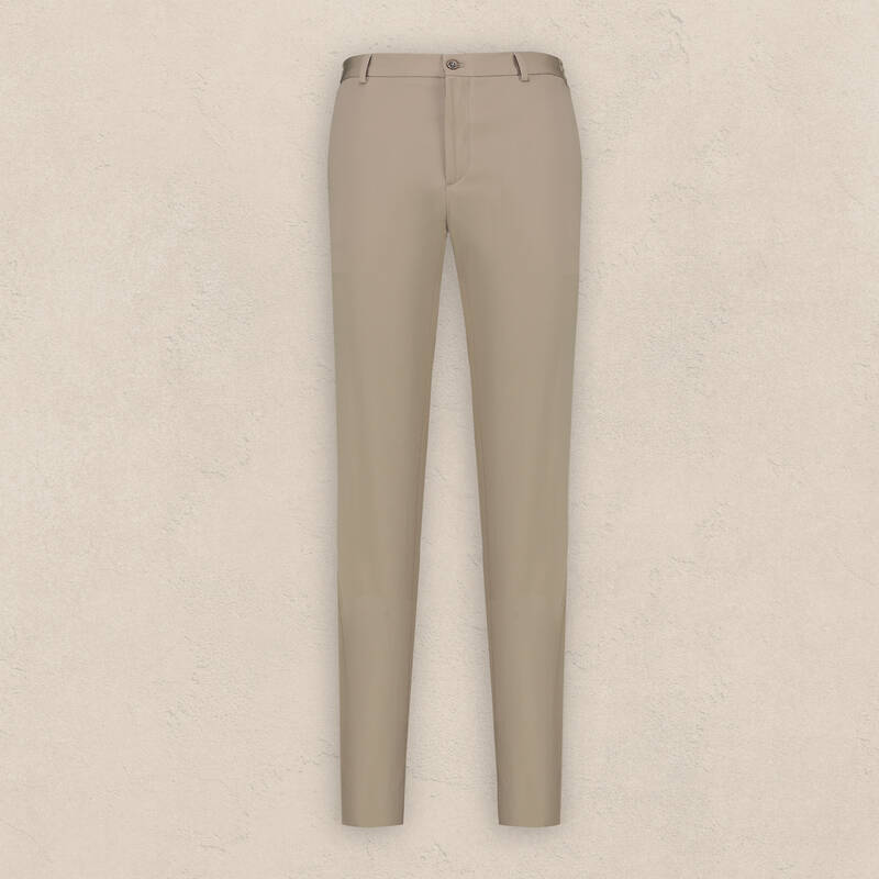 Matteo Siduri Ekstra Slim Açık Kahverengi Takım - 4