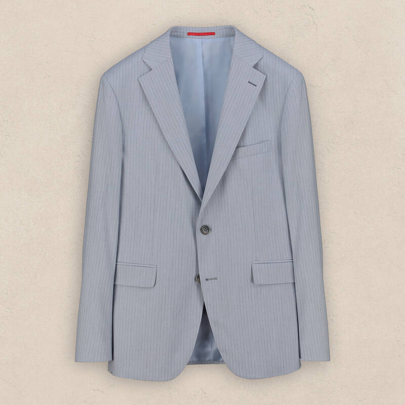 Matteo Siduri Ekstra Slim Açık Mavi Takım Elbise - 1