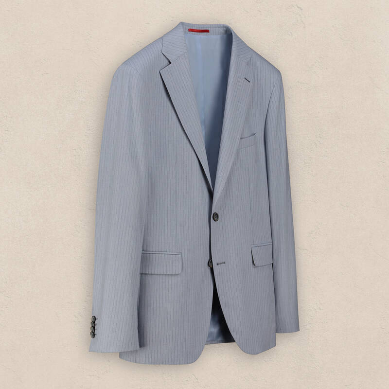 Matteo Siduri Ekstra Slim Açık Mavi Takım Elbise - 2