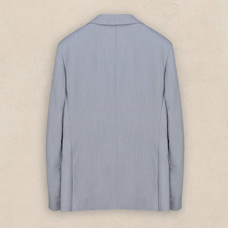 Matteo Siduri Ekstra Slim Açık Mavi Takım Elbise - 3