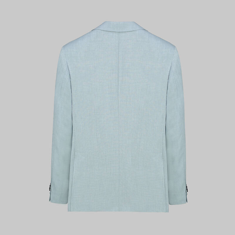 Matteo Ekstra Slim Fit Açık Mavi Ceket - 3