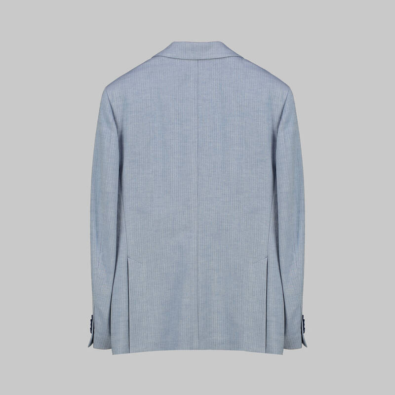 Matteo Ekstra Slim Fit Açık Mavi Ceket - 5