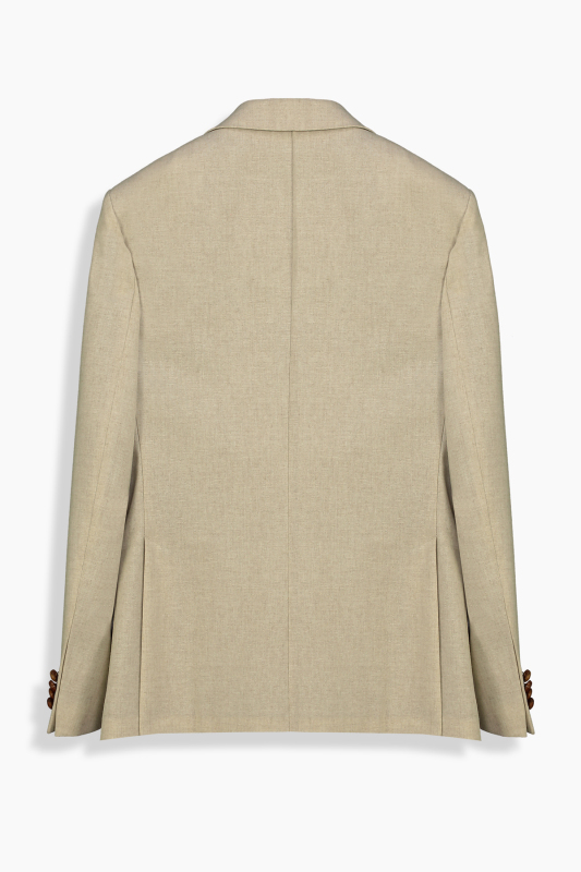 Matteo Slim Fit Bej Ceket - INTERVIEW