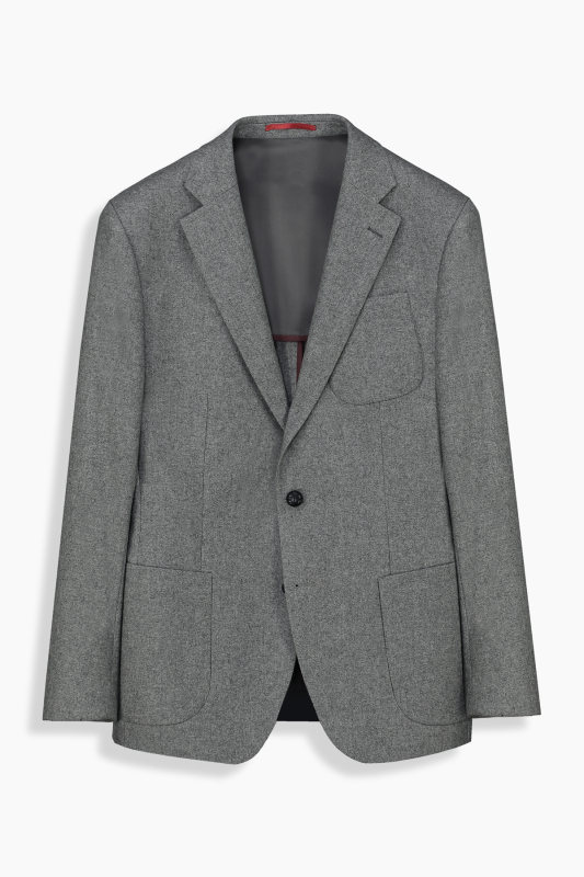 Matteo Slim Fit Gri Ceket - INTERVIEW