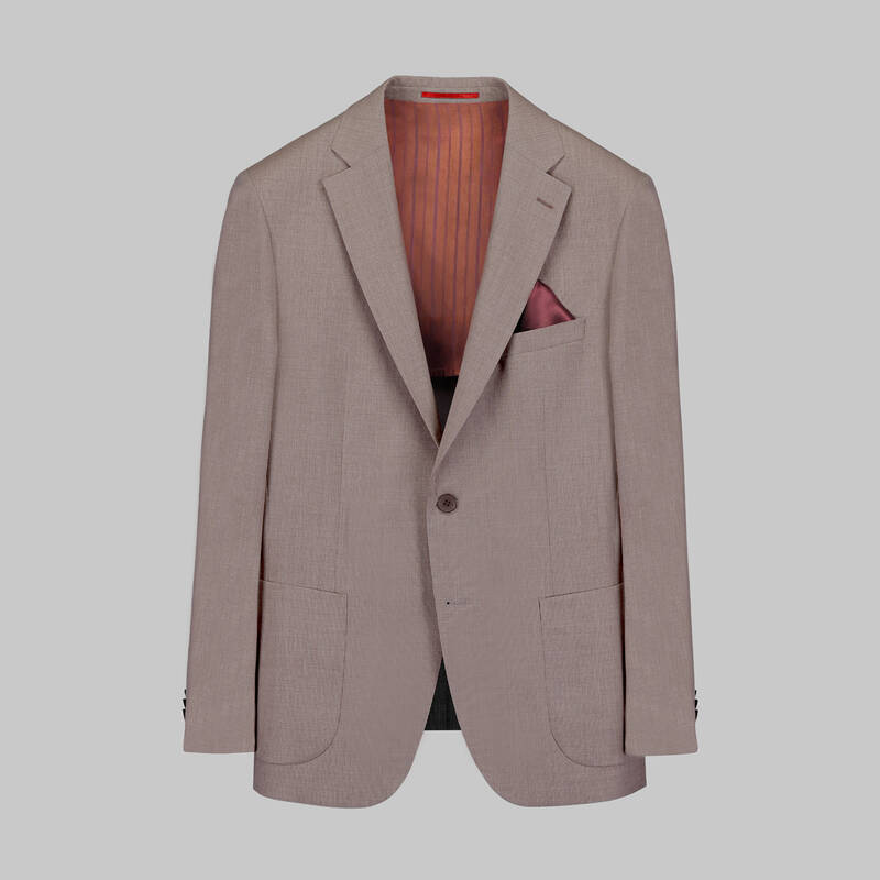 Matteo Ekstra Slim Fit Mürdüm Ceket - 1