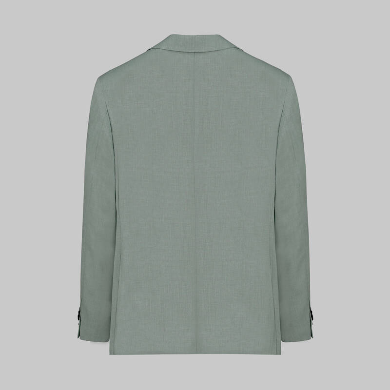 Matteo Ekstra Slim Fit Yeşil Ceket - 3