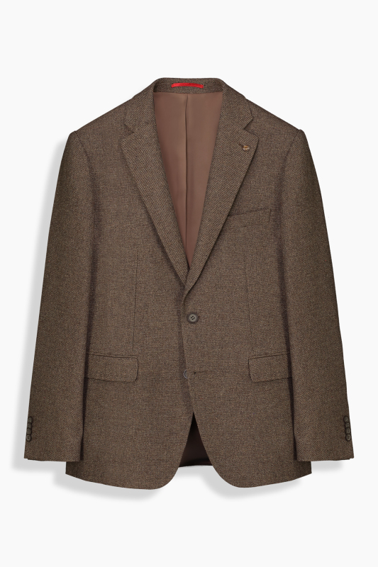 Matteo Slim Kahverengi Ceket 