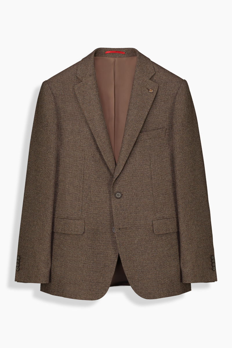 Matteo Slim Kahverengi Ceket - 1