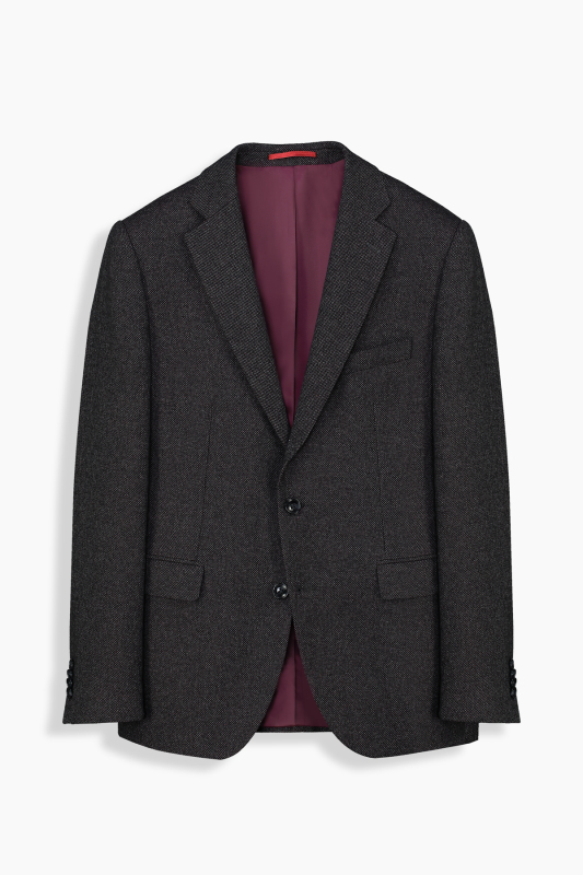 Matteo Slim Koyu Gri Ceket - INTERVIEW