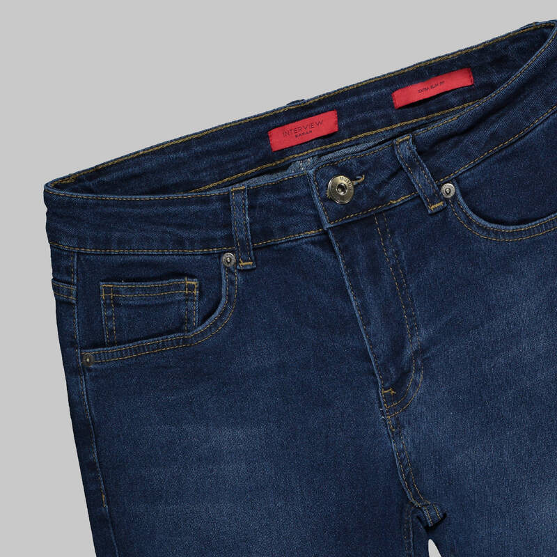 Maveri Slim Fit Lacivert Denim Pantolon - 4