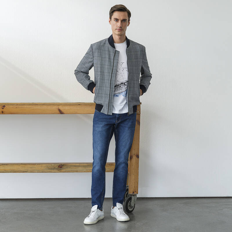 Maveri Slim Fit Lacivert Denim Pantolon - 1