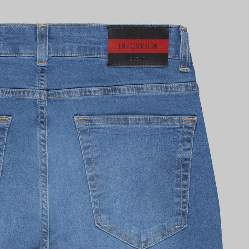 Maverick Slim Fit Mavi Denim Pantolon - 5