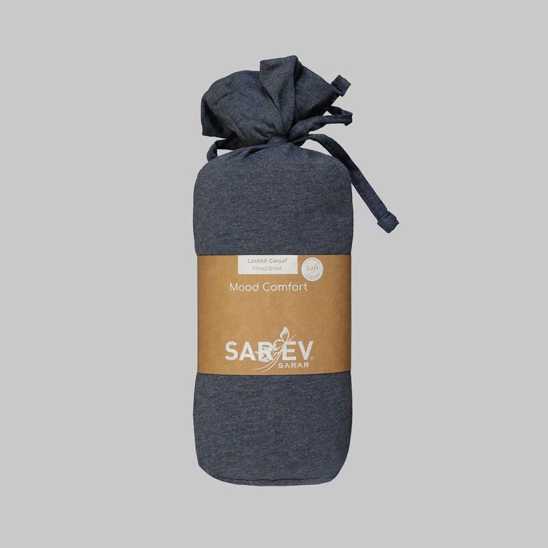 Medulas Fitted Çarşaf Çift Kişilik Koyu Mavi - 1