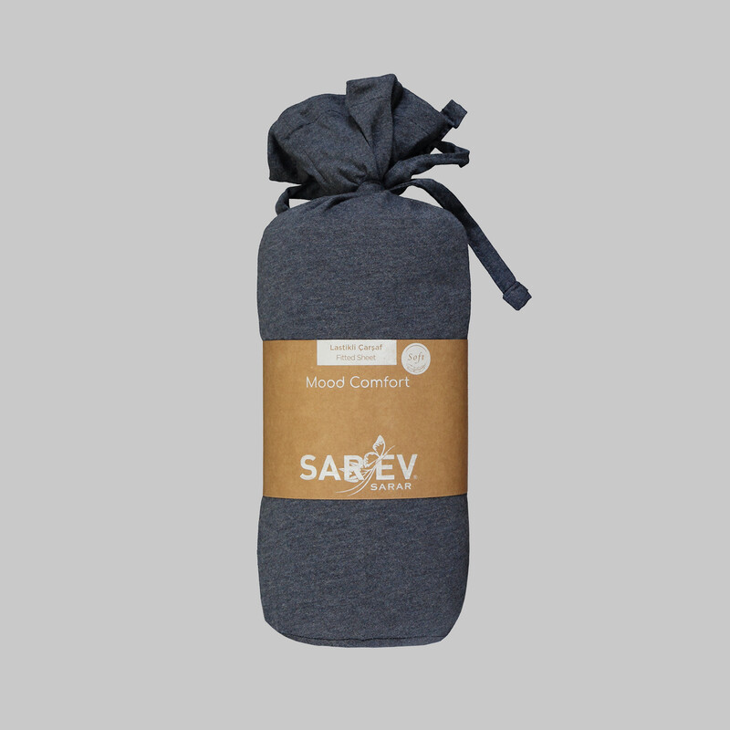 Medulas Fitted Çarşaf Tek Kişilik Koyu Mavi - SAREV