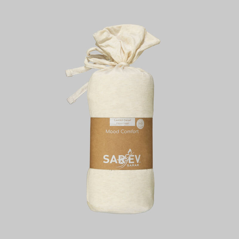 Medulas Fitted Çarşaf Çift Kişilik Açık Bej - 1