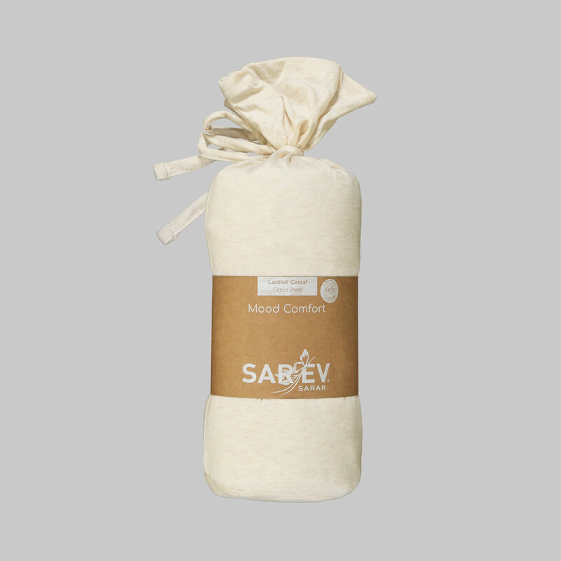 Medulas Fitted Çarşaf Çift Kişilik Açık Bej 