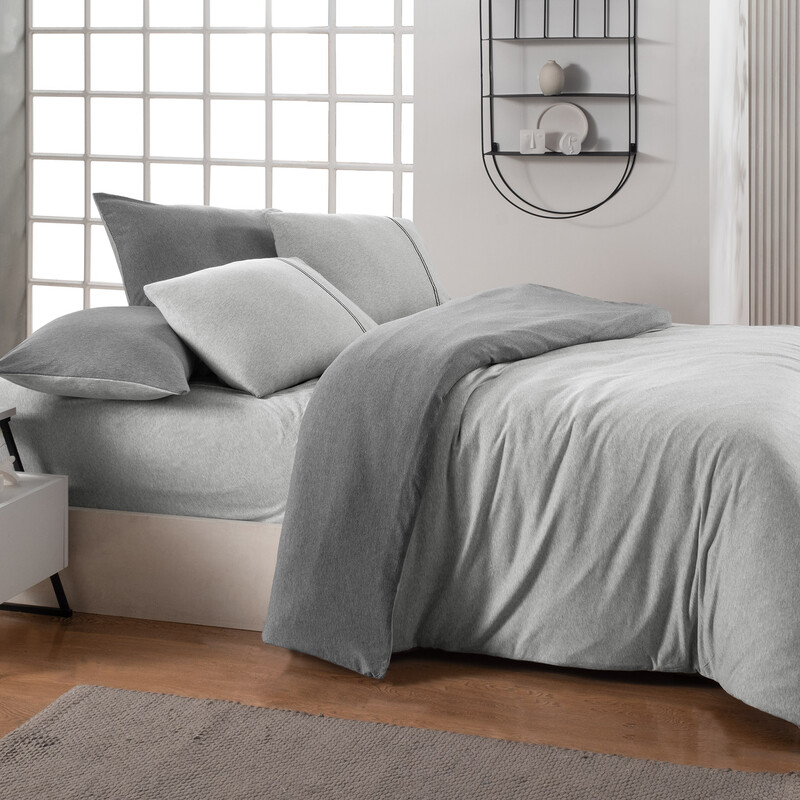 Medulas Çift Kişilik Nevresim Takımı Gri - SAREV