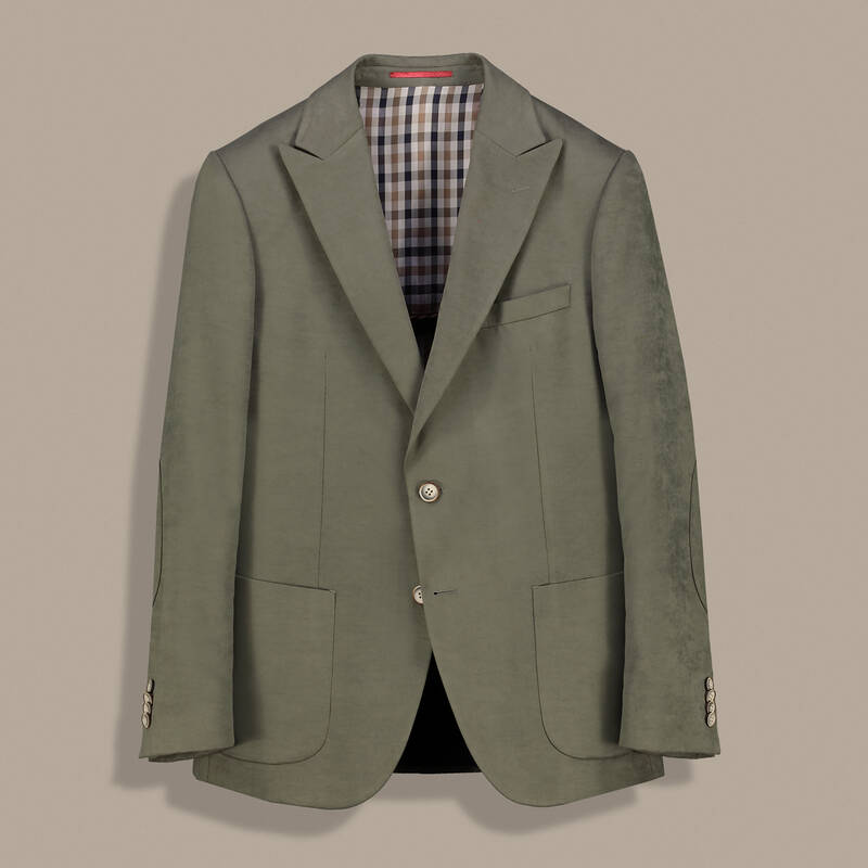 Mertens Extra Slim Fit Açık Yeşil Ceket - 1