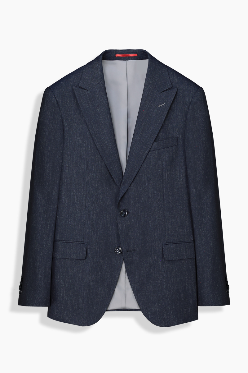 INTERVIEW Mertens Slim Fit Koyu Lacivert Takım Elbise