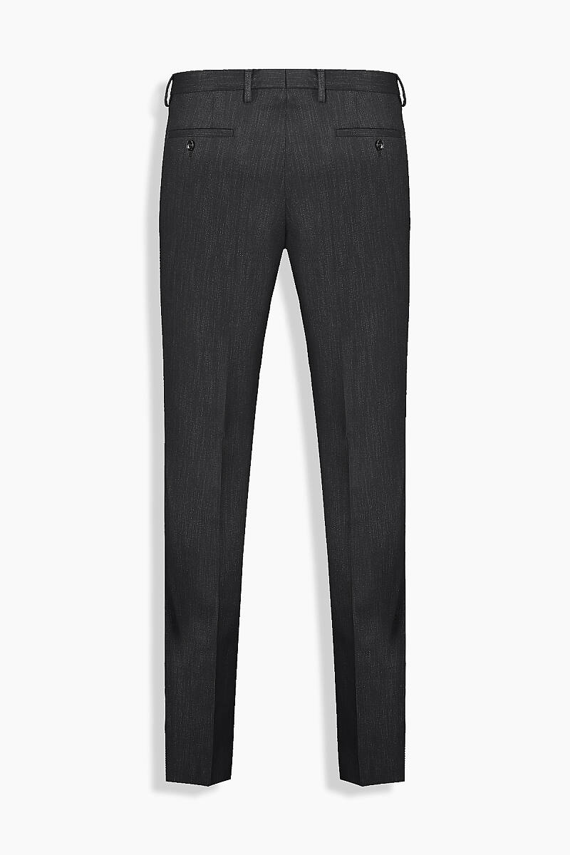 Mertens Slim Fit Siyah Takım Elbise - 4