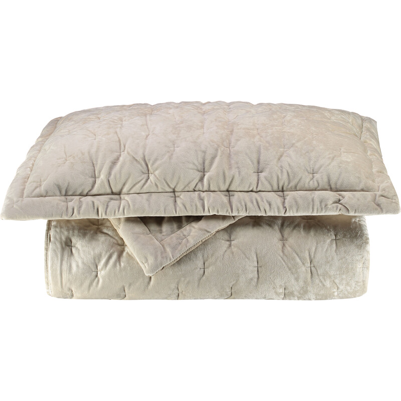 Metis Yatak Örtüsü Seti Bej - SAREV