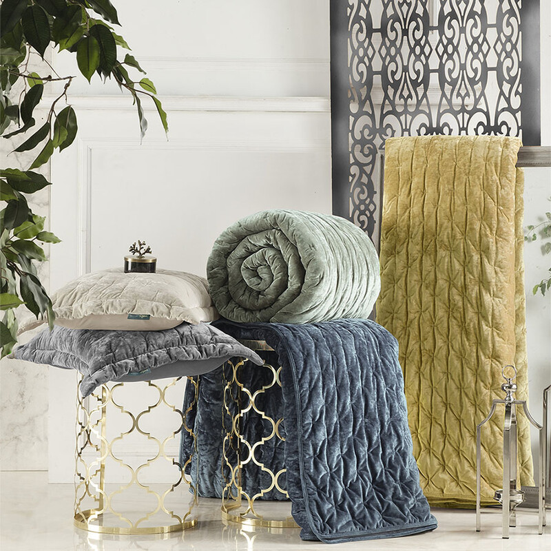 Metis Yatak Örtüsü Seti Gri - SAREV