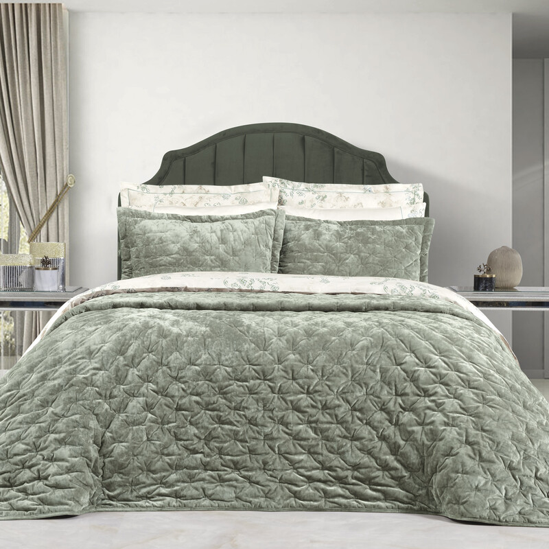 Metis Yatak Örtüsü Seti Yeşil - SAREV