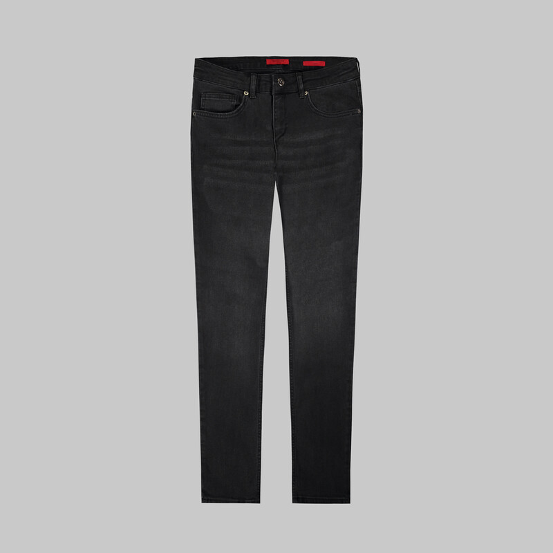 Midas Pamuklu Dar Kesim Antrasit Denim Pantolon 