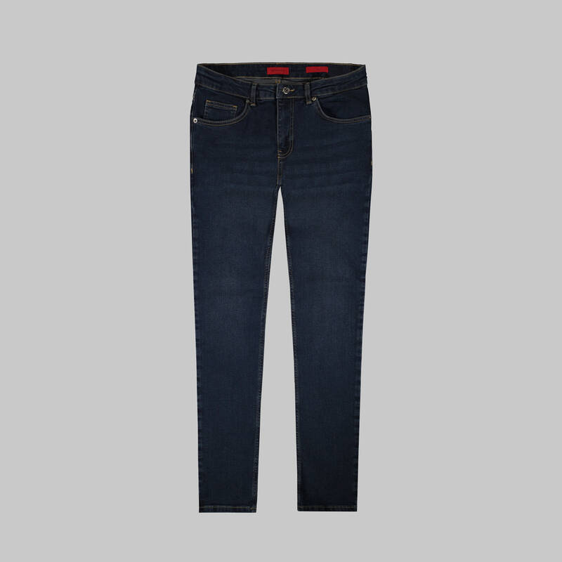 Midas Pamuklu Dar Kesim Mavi Denim Pantolon - 2