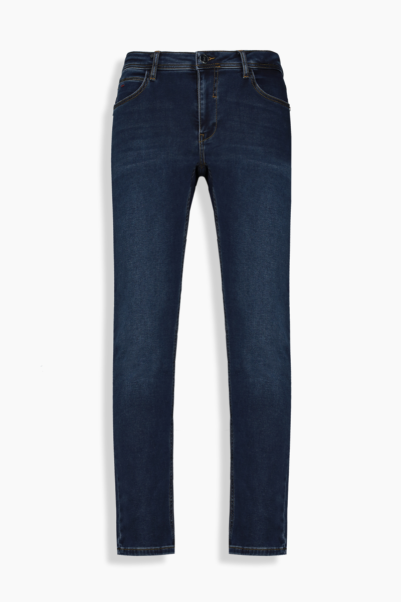 Midas Relax Fit Örme Açık Lacivert Kot Pantolon - 1