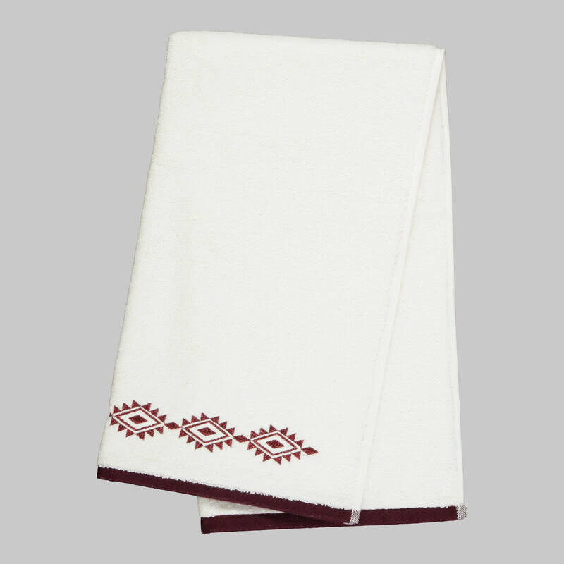 Milagros Shine Havlu 50*90 Bordo - 5