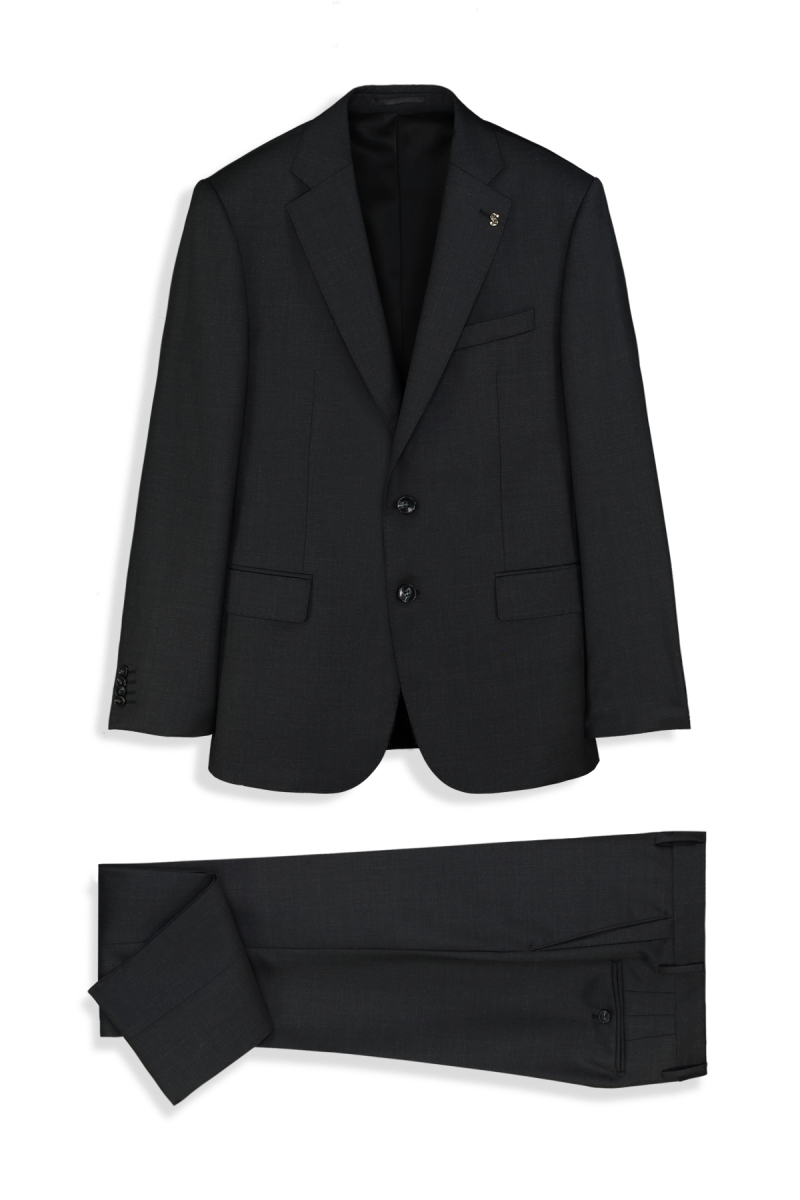 SARAR Milano Benon Koyu Gri Ekstra Slim Fit Takım Elbise