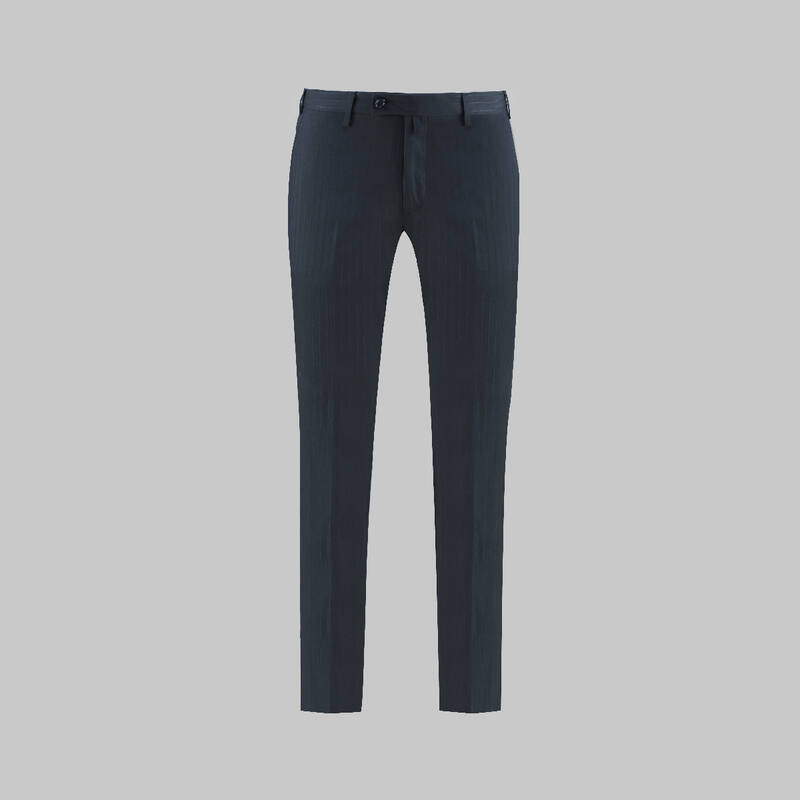 Milano Benon Slim Fit Koyu Lacivert Pamuklu Takım - 4