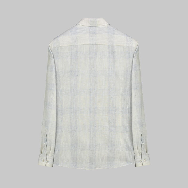 Minor Kareli Mavi Gömlek - INTERVIEW