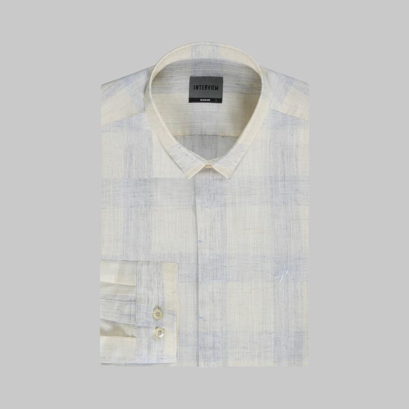 Minor Kareli Mavi Gömlek - INTERVIEW