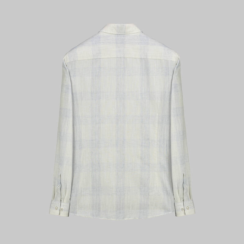 Minor Kareli Mavi Gömlek - 3