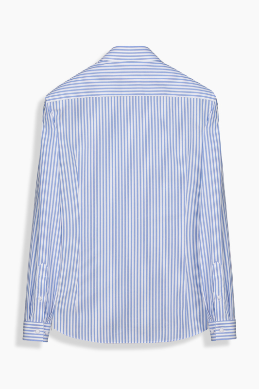 Mishe Çizgili Mavi Gömlek - INTERVIEW