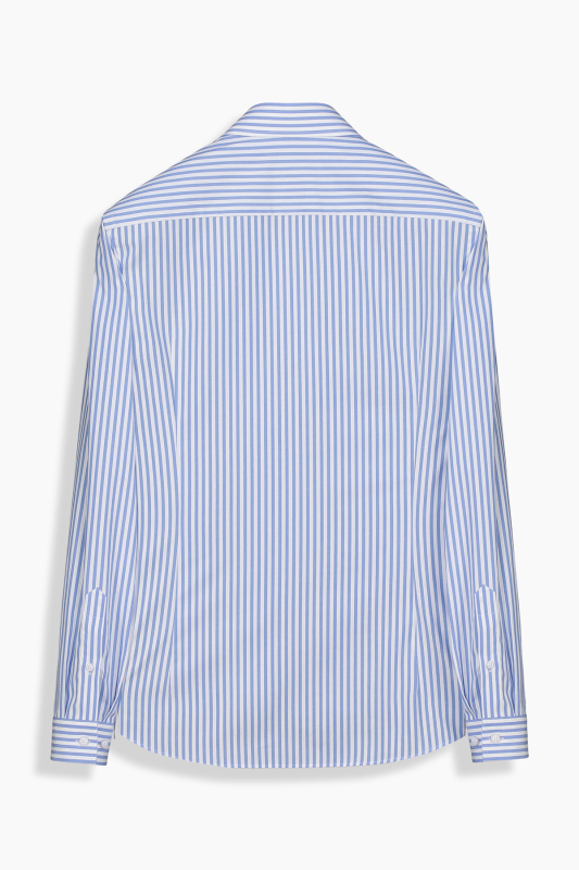 Mishe Çizgili Mavi Gömlek - INTERVIEW