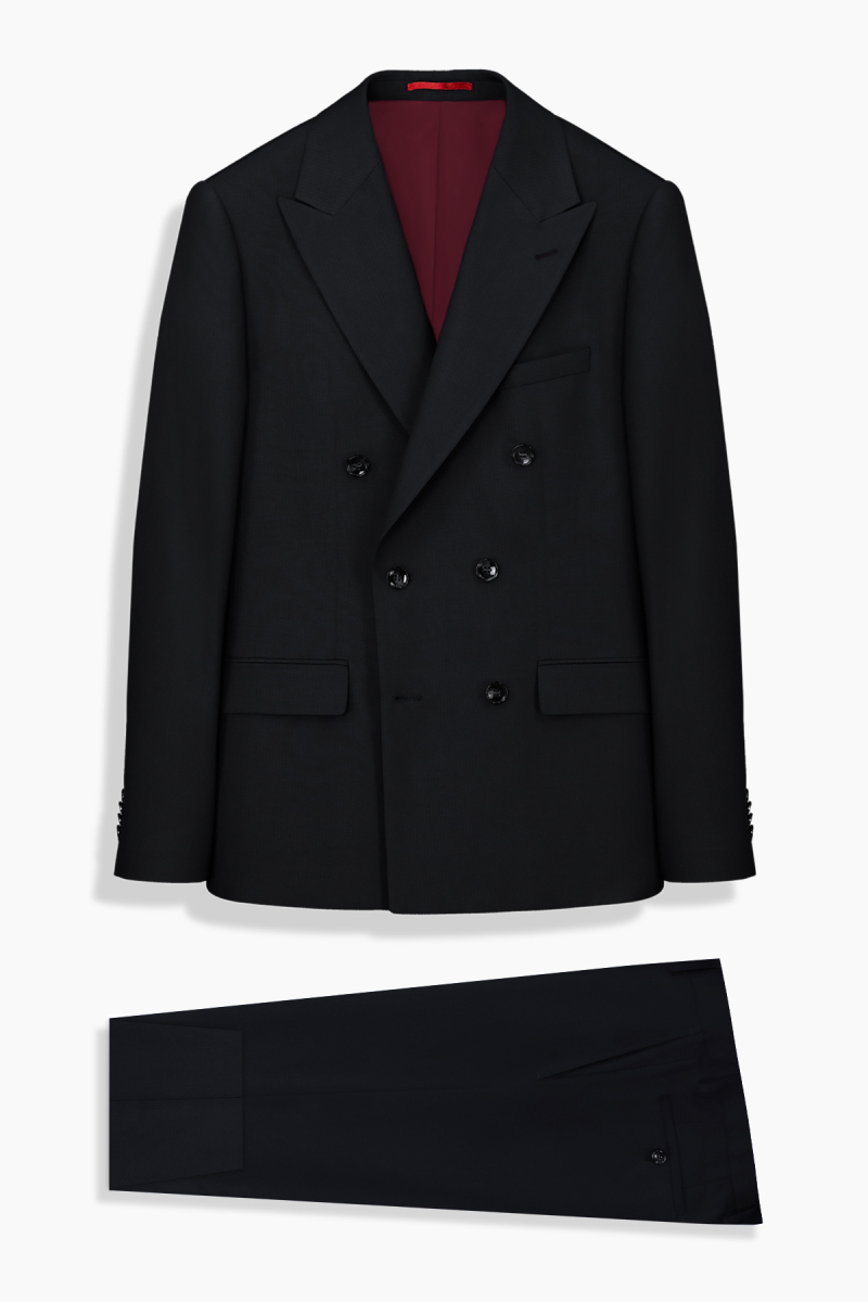 Moneta Slim Fit Siyah Takım Elbise - 1