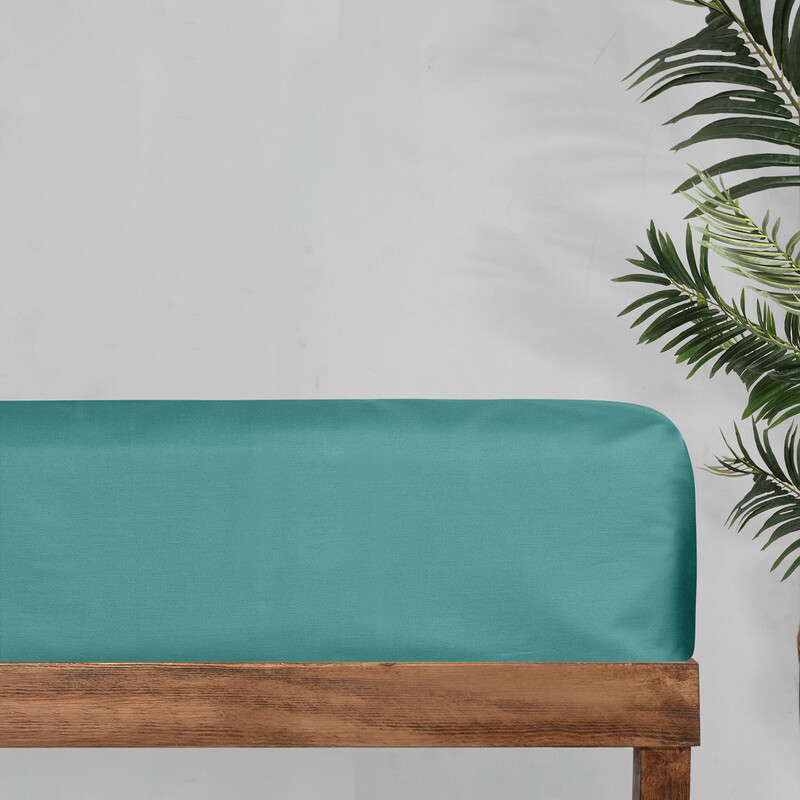 Monochrome Saten Düz Çarşaf Çift Kişilik Ocean 