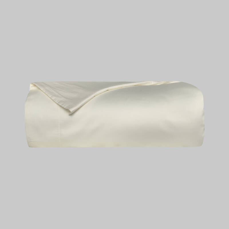 Monochrome Saten Nevresim Çift Kişilik Ekru - 1