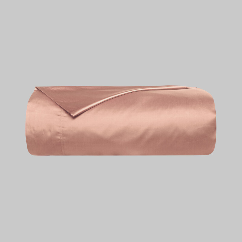 Monochrome Saten Nevresim Çift Kişilik Rose 