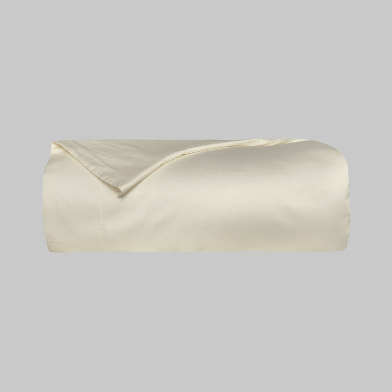 Monochrome Saten Nevresim Tek Kişilik Krem - 1