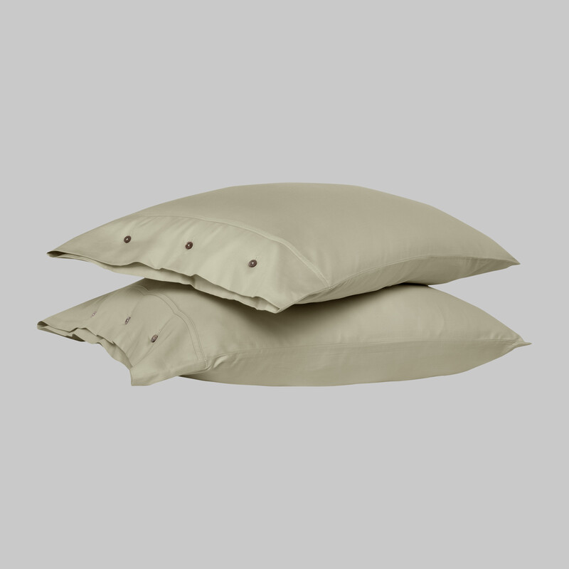 Monochrome Saten Yastık Kılıfı Naturel Bej 