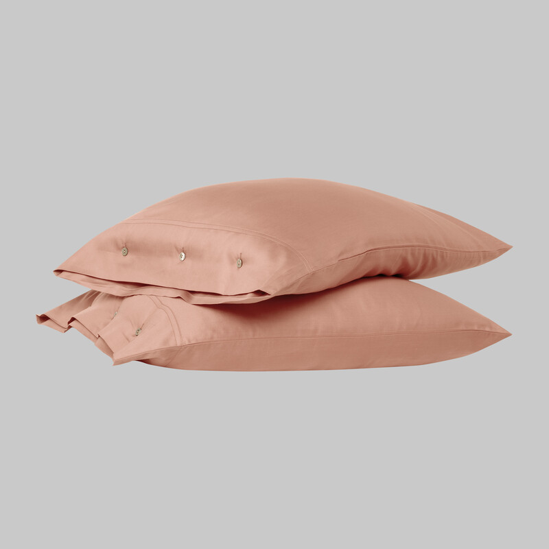 Monochrome Saten Yastık Kılıfı Rose - SAREV