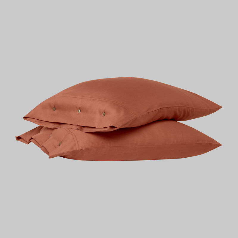 Monochrome Saten Yastık Kılıfı Garnet - SAREV